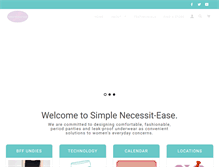 Tablet Screenshot of necessit-ease.com